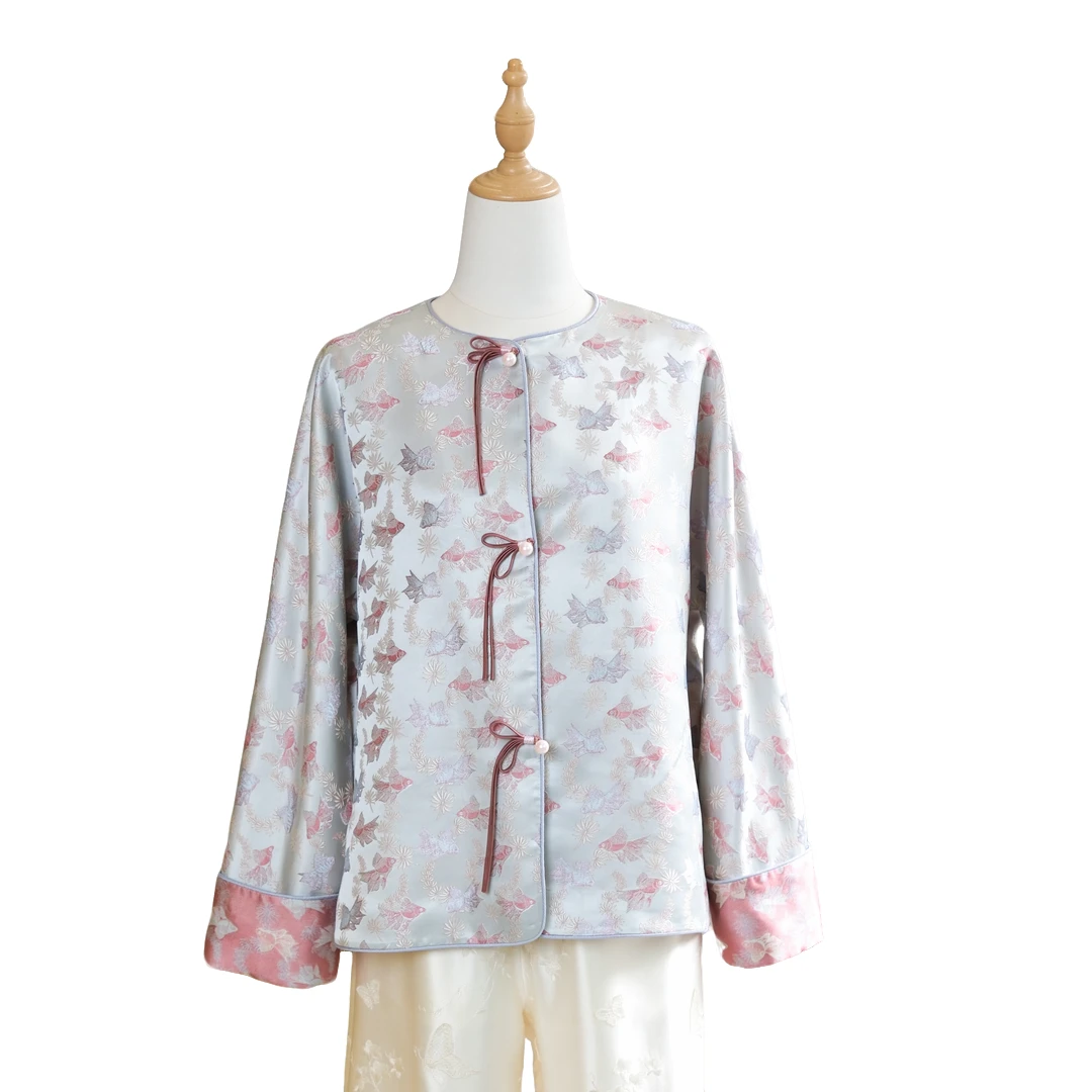 【新中式】桑蚕丝新中式上衣 24W0117