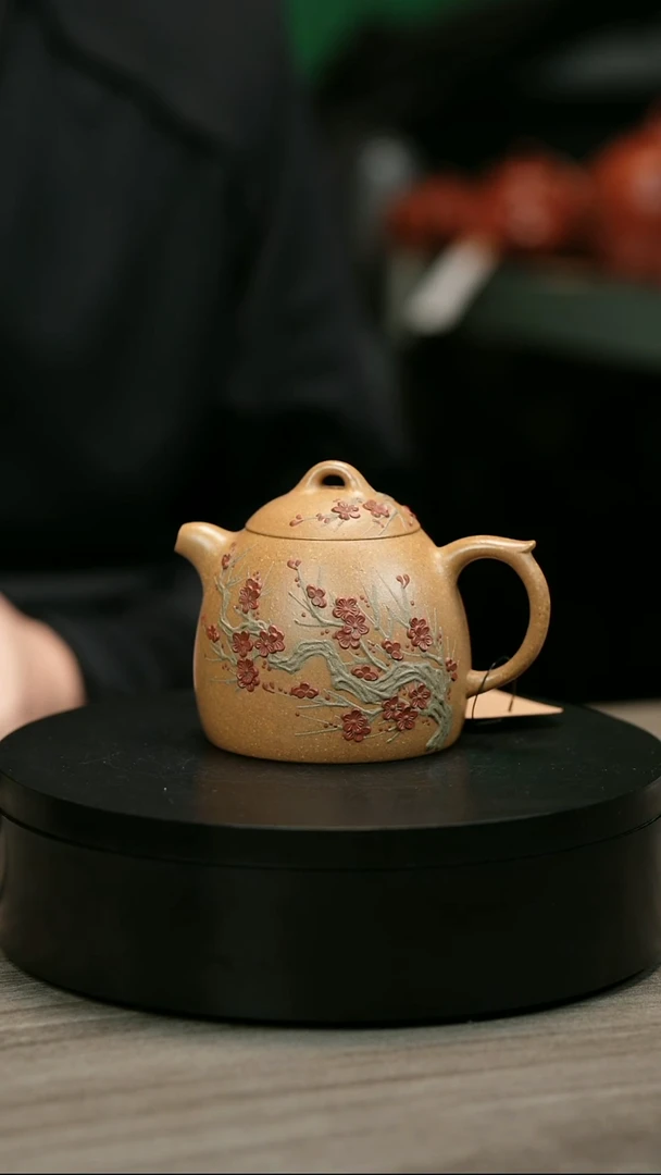 茶壶紫砂大*哥H2144陈春芬段泥梅花秦权