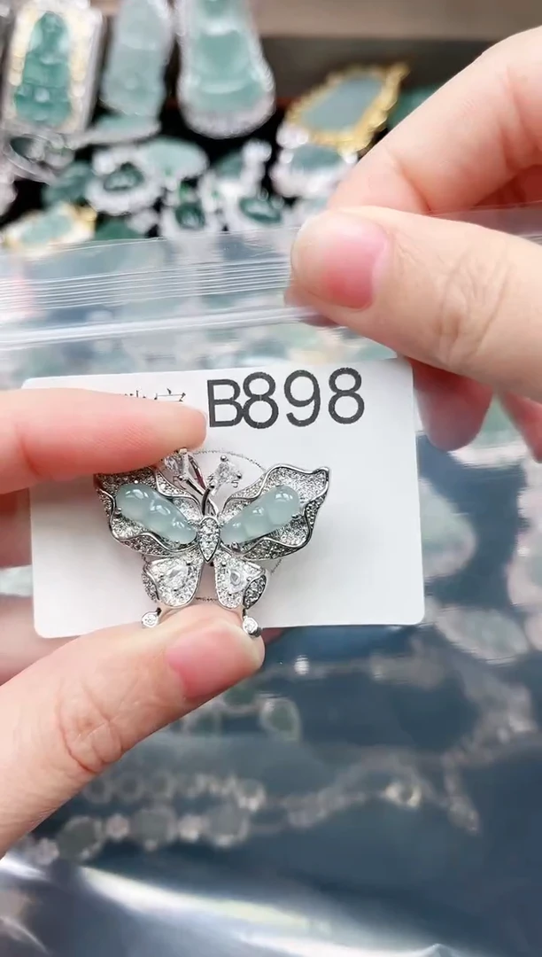【闪购商品】翡翠颈饰未镶嵌898赠皮绳