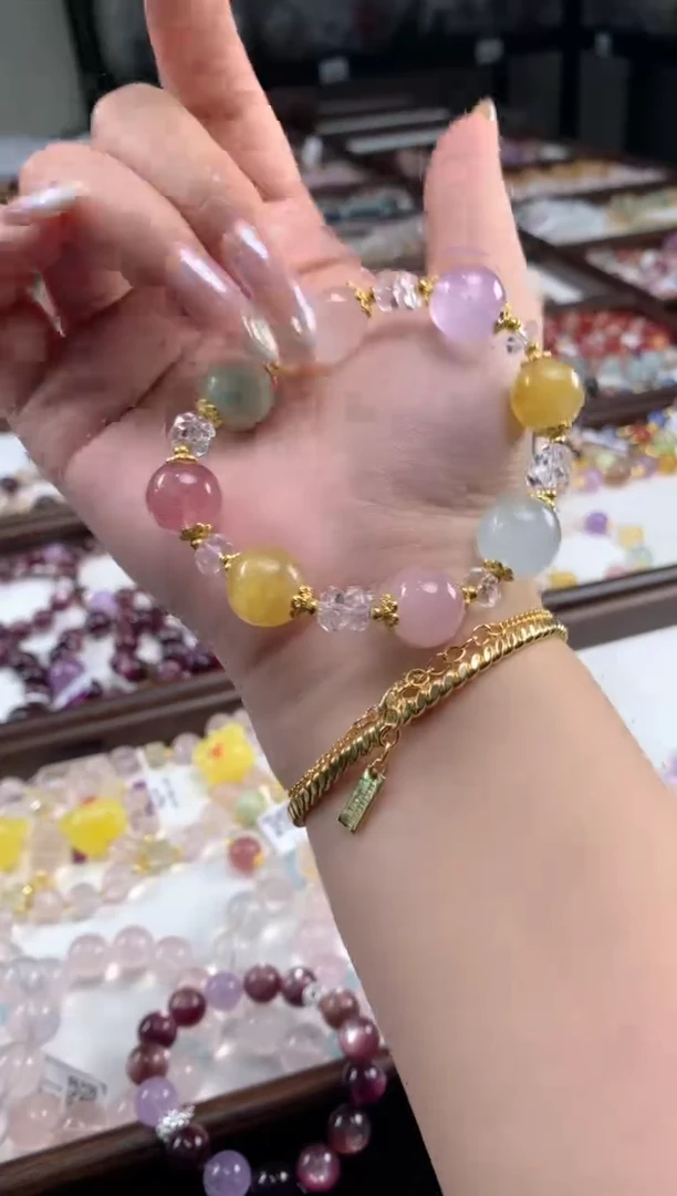 未镶嵌手链水晶多宝