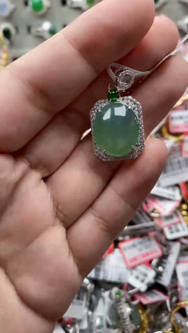 【闪购商品】翡翠戒指银S925镶嵌111111---6
