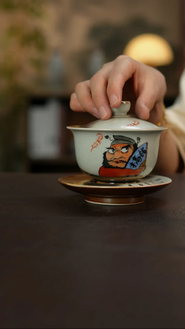 杯景德镇陶瓷杯碗柴烧多人