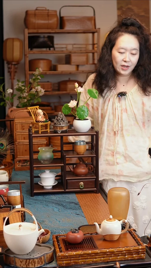 【久香】高山楠竹茶具收纳架茶杯架壶架置物博古架茶棚席面茶