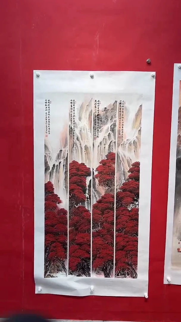 国画画家陆远华纯手绘原作