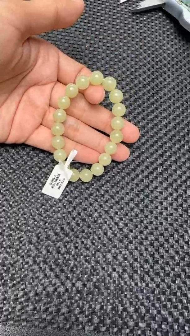 未镶嵌手串和田玉若羌黄口手串卡10