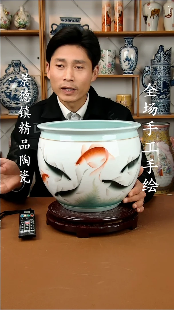 【闪购商品】缸景德镇陶瓷摆件58