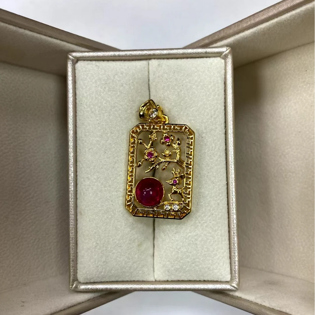 非金属珐琅吊坠 收藏级轻奢时尚吊坠X027