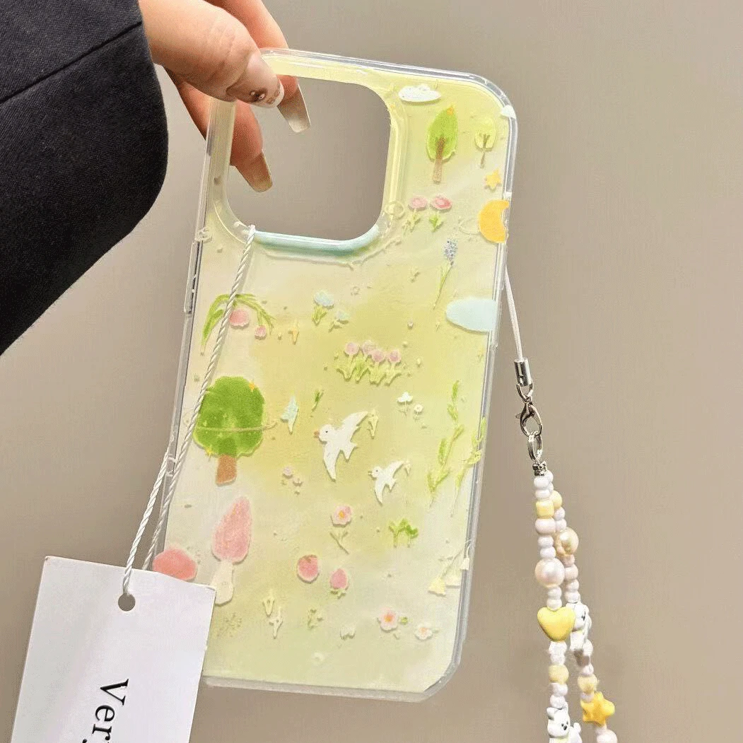 春天适用苹果iphone小米15/14/13promax防摔vivo华为oppo手机壳女