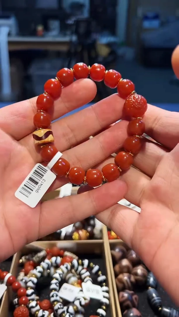 未镶嵌手串玛瑙/玉髓（覆膜）11+