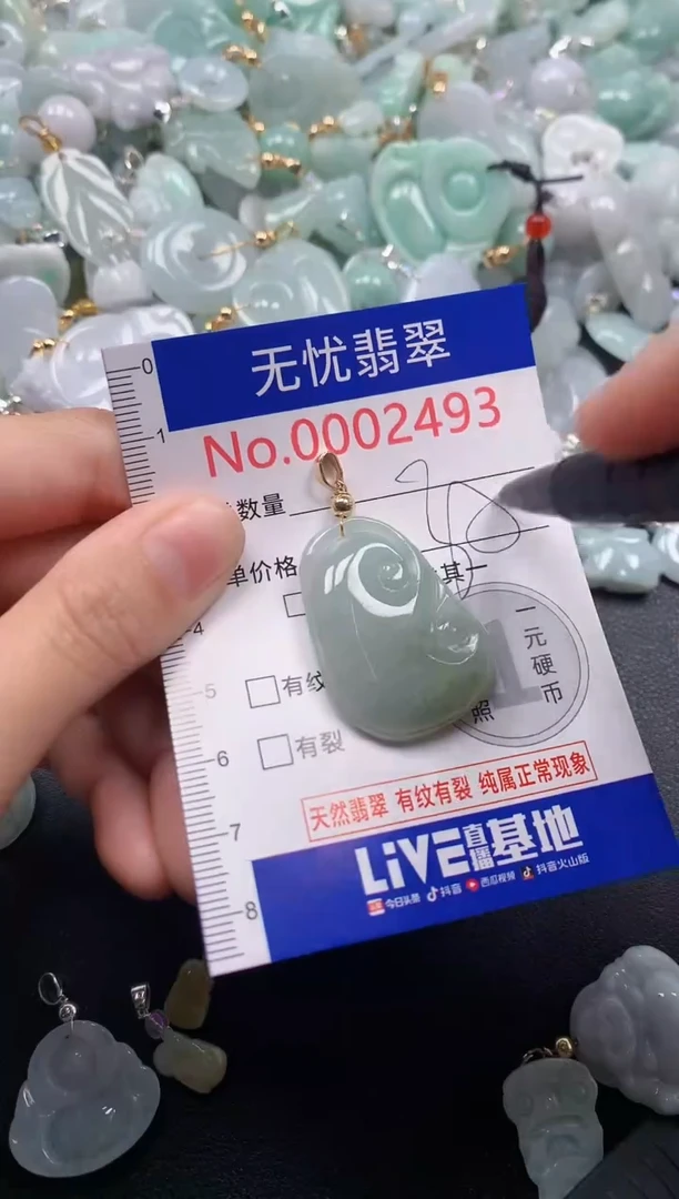 颈饰未镶嵌翡翠2493