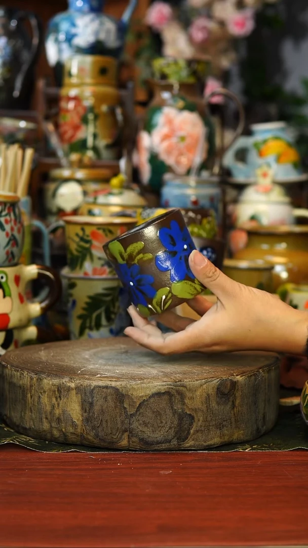 花瓶/杯子/碗72号景德镇手工手绘釉下彩