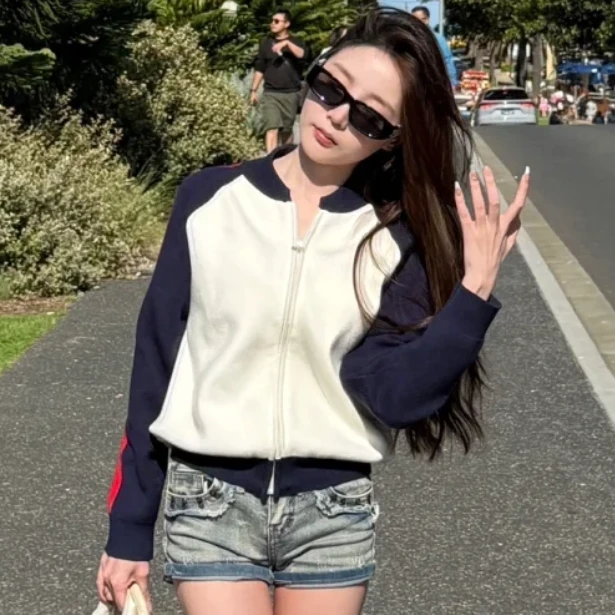 未使用 DIOR/迪奥 汤/P235400664/深蓝白红心 开衫 36
