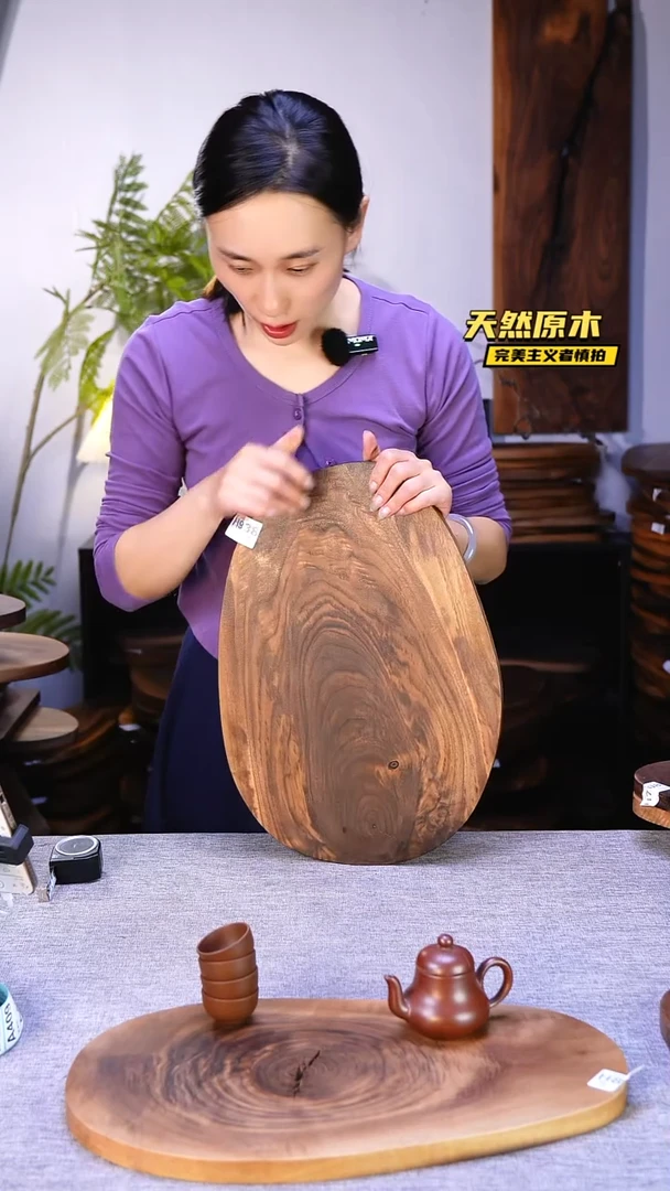 木北美黑胡桃原木.干裂疤结不属于商品质量问题完美主义者慎拍