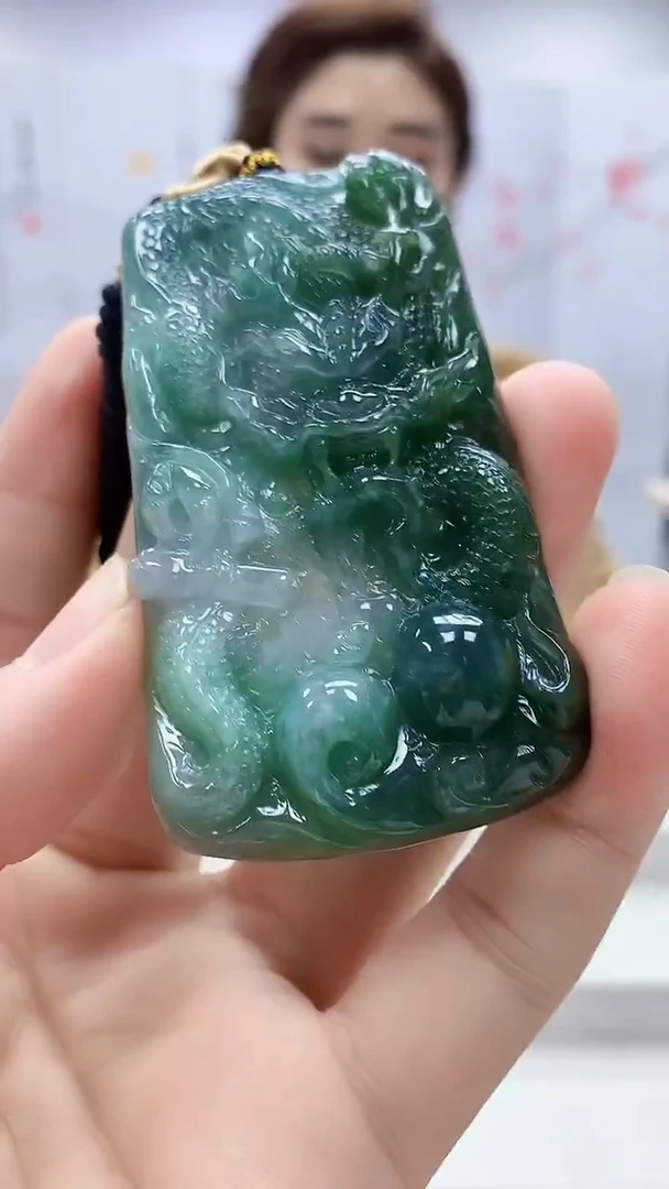 定制翡翠未镶嵌4829bb-毛货挂件48