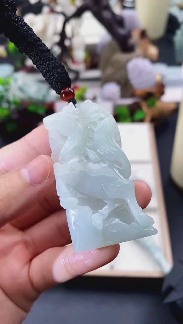 颈饰未镶嵌翡翠天然缅甸A货翡翠