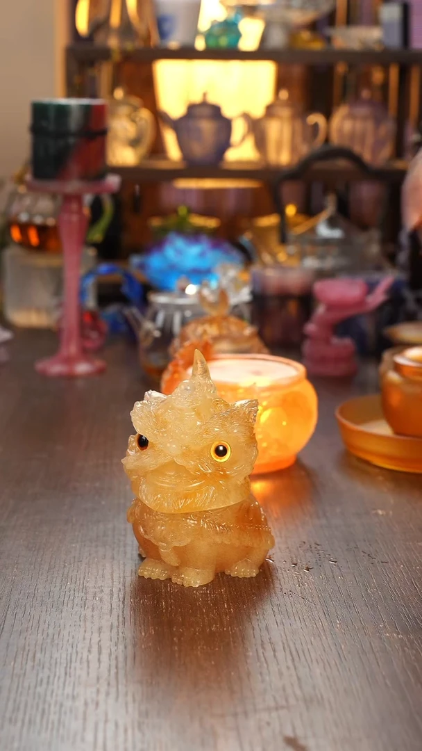 闪购醒狮香炉琥珀色