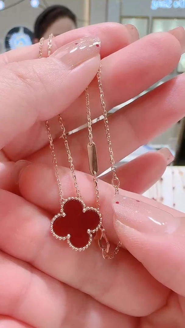 【闪购商品】玛瑙/玉髓套链18K金镶嵌套链