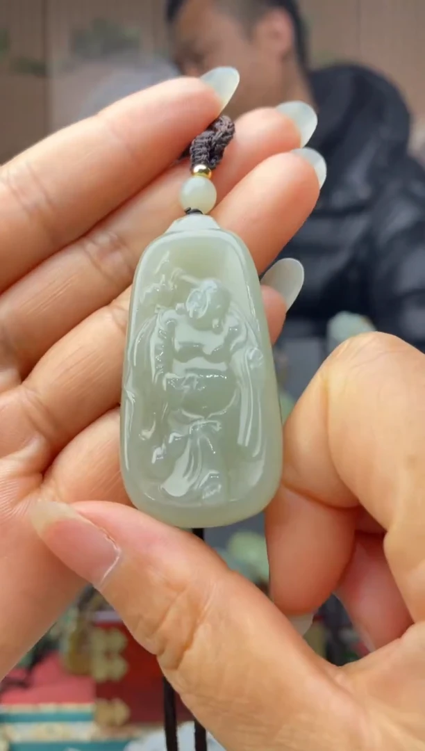 颈饰未镶嵌和田玉拍一发一