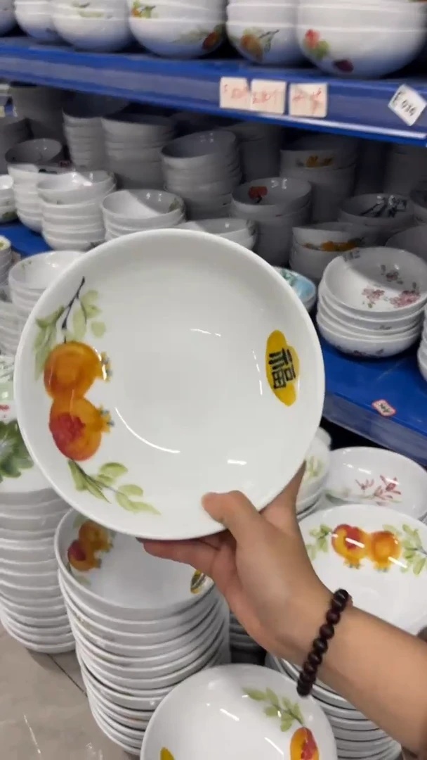 瓷片景德镇手绘釉中彩（食品级）大胖碗