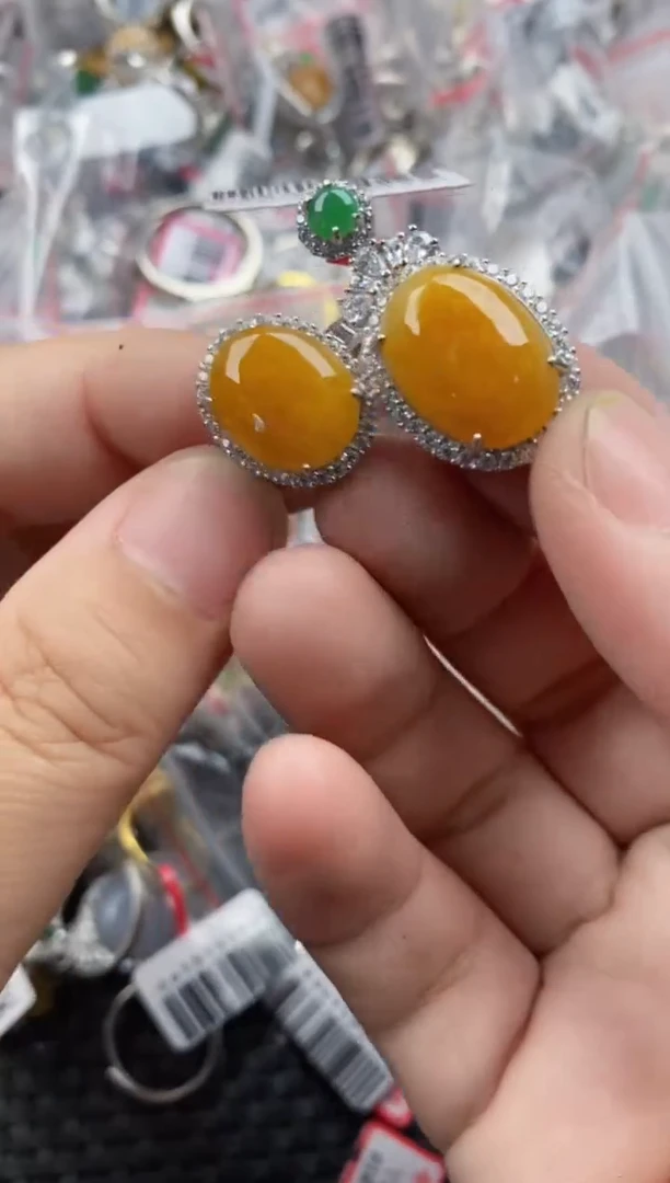 银S925镶嵌戒指翡翠333333   1