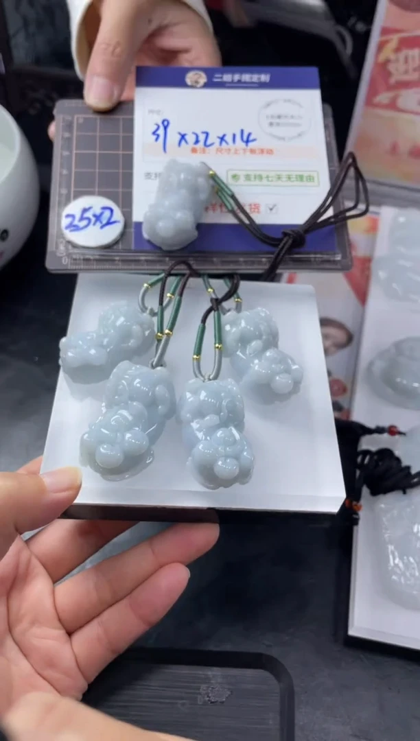 【闪购商品】翡翠挂件未镶嵌貔貅FL22多样性发其一CP配绳