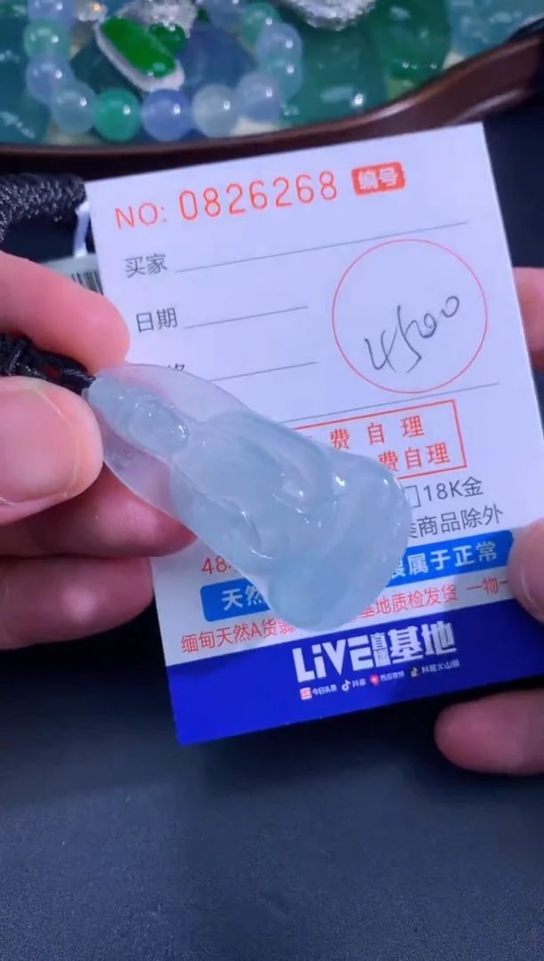 颈饰未镶嵌翡翠天然A货翡翠