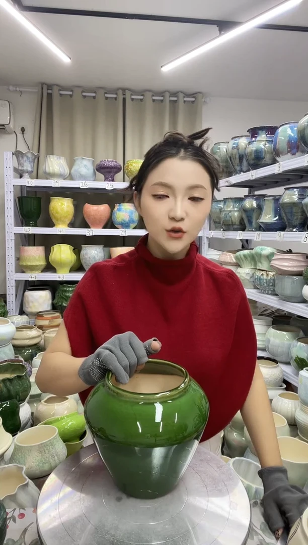 【12.3】花盆 高度：16  口径：11