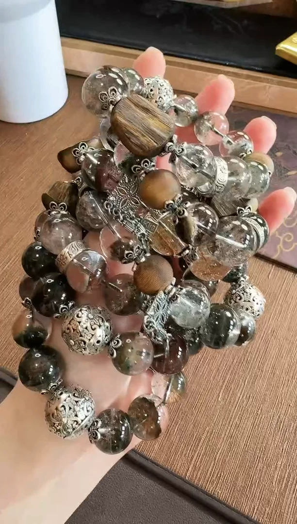 手串银S925镶嵌水晶手串 多样性发货 发一条