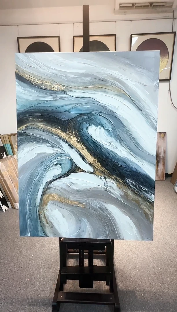 168现代艺术装饰画油画90cm*120cm
