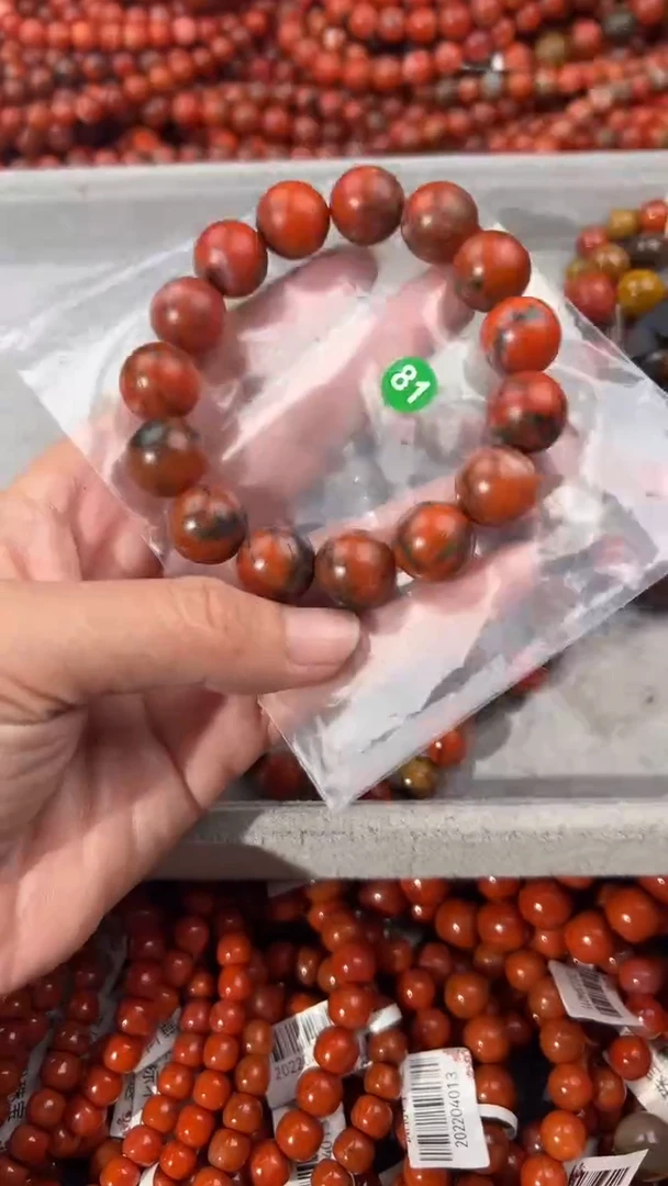 南红玛瑙手串未镶嵌14