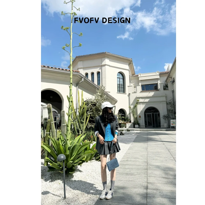 FVOFV【大人物】韩版时尚休闲西装FH090