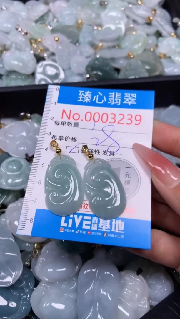 【闪购商品】翡翠颈饰未镶嵌含绳0003239