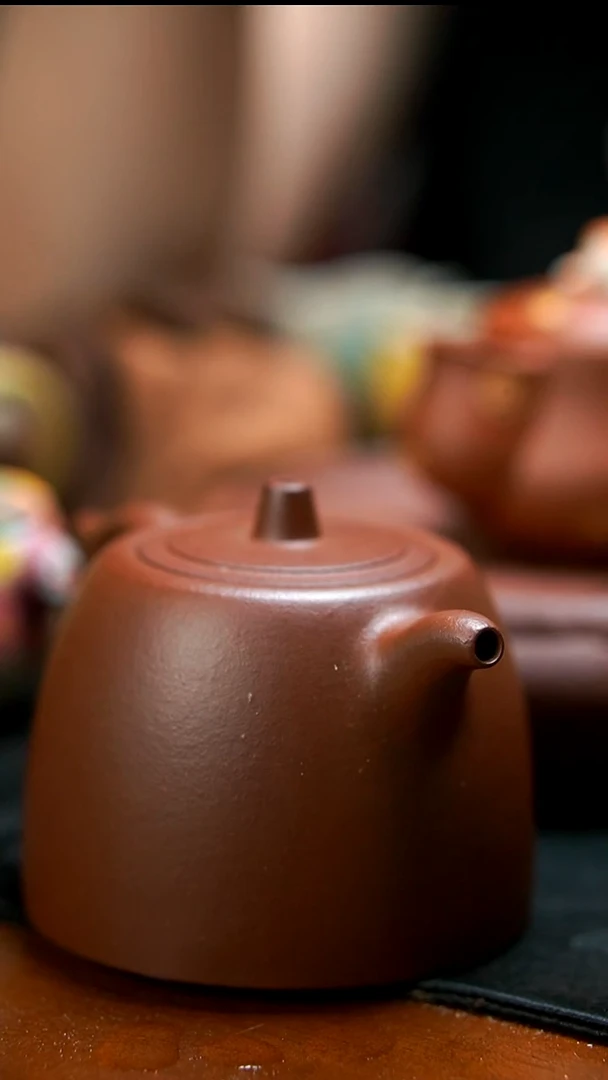茶壶紫砂紫泥汉铎壶