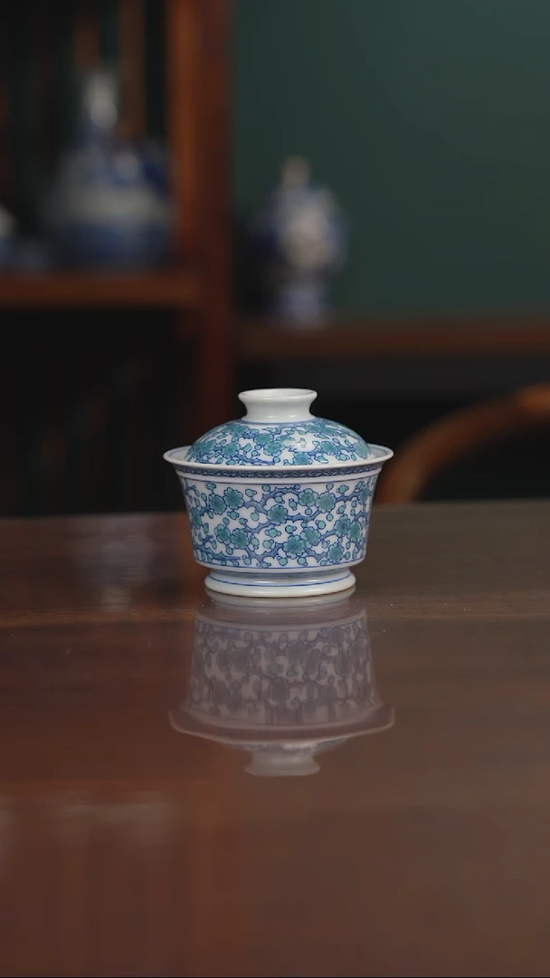 空山明月 新斗彩 梅花