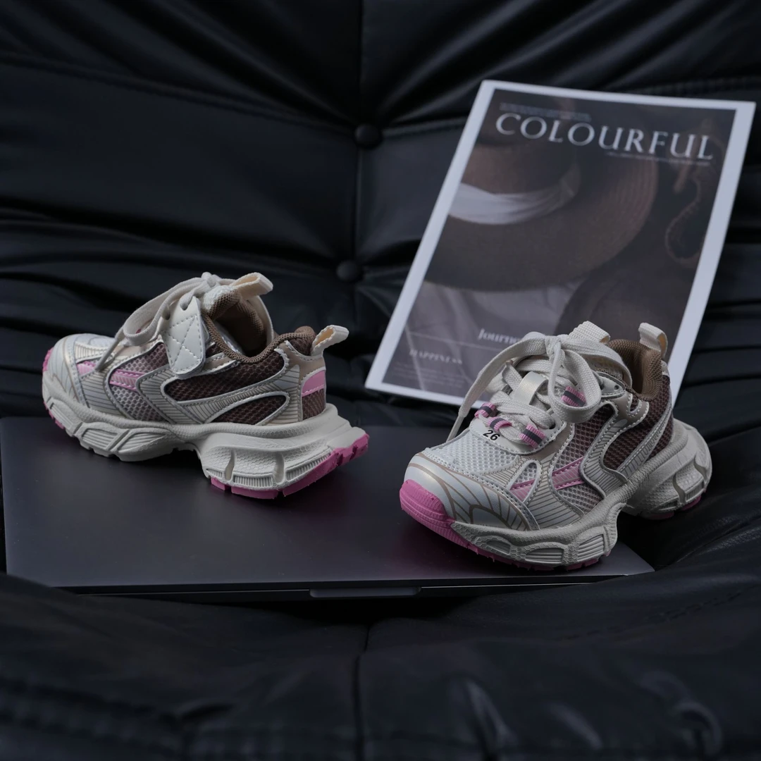 2025早春新款儿童老爹鞋时尚撞色潮流百搭走秀款男女童运动鞋9931