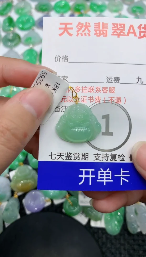 【闪购商品】翡翠颈饰18K金镶嵌111111111111