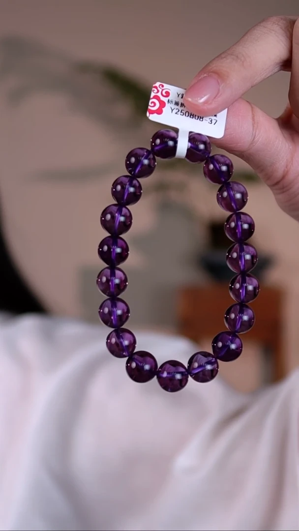 未镶嵌手链水晶紫水晶手串Y0808-37/10mm多样性发货