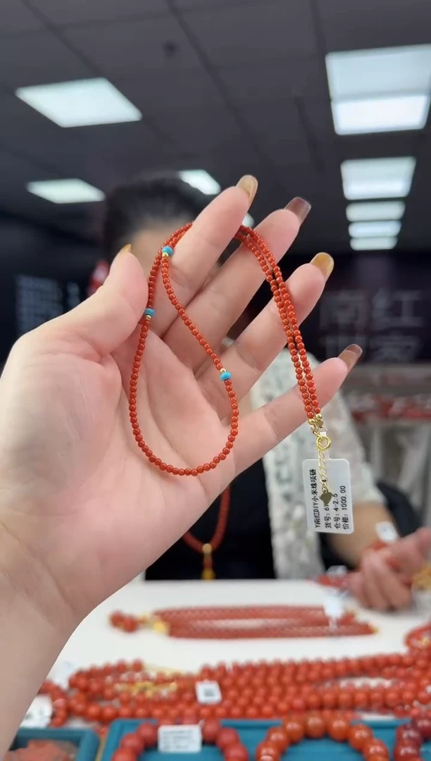 未镶嵌珠串南红玛瑙2mm/多样发其一/2507nh1050199