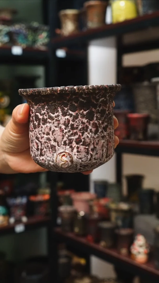 【闪购商品】陶泰国手工花盆   一物一拍 0012