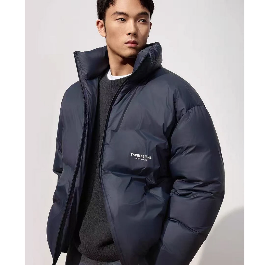 Trendiano秋冬新款风衣料保暖男款羽绒服外套1SC4330710