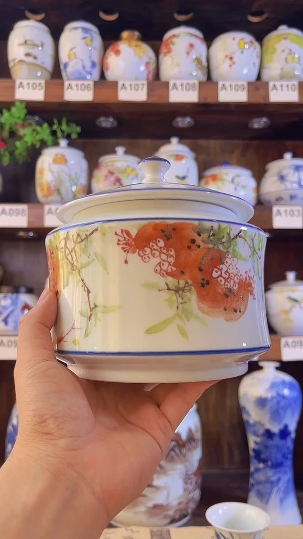 迎君陶瓷纯手工手绘  10