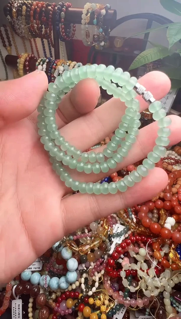 未镶嵌东陵石手链茶*（一物一件）004456