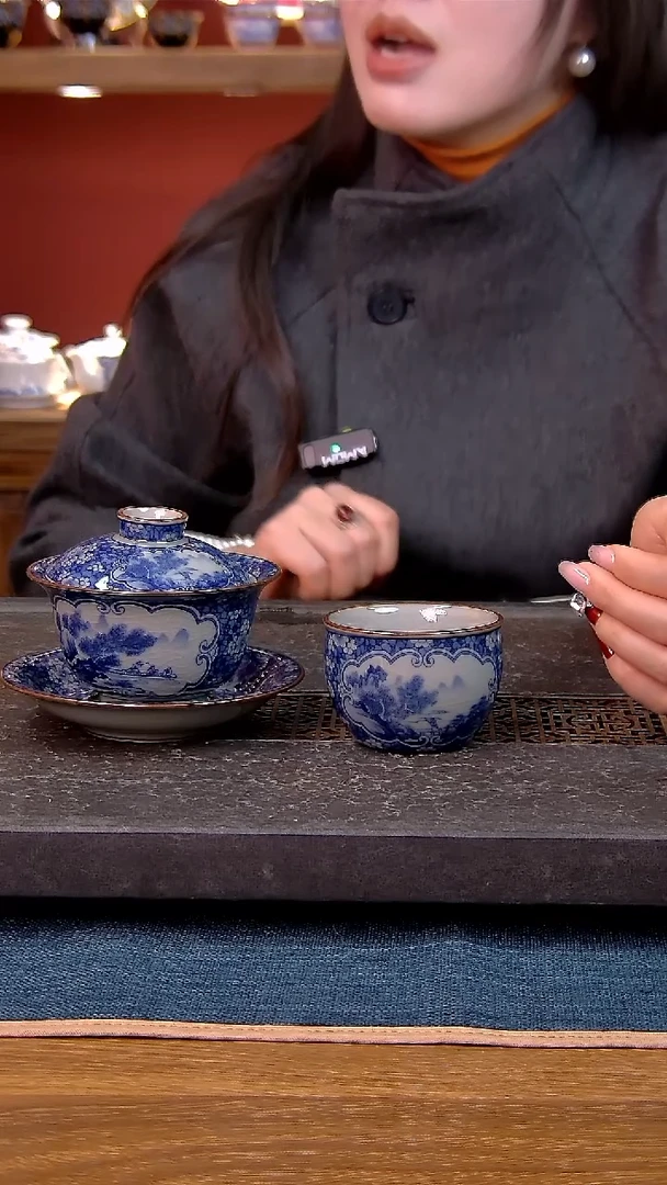 简装家用款2件套 老陶泥开片纹陶瓷茶具