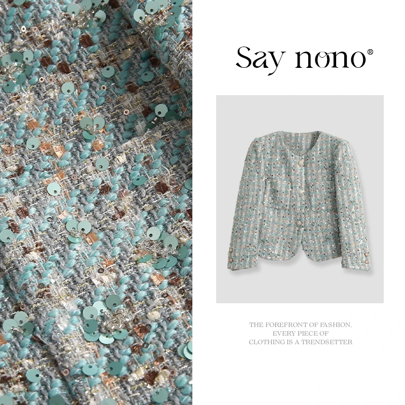 懒猫nono│Saynono 小香风＿时尚气质优雅短款外套/BLXF599580