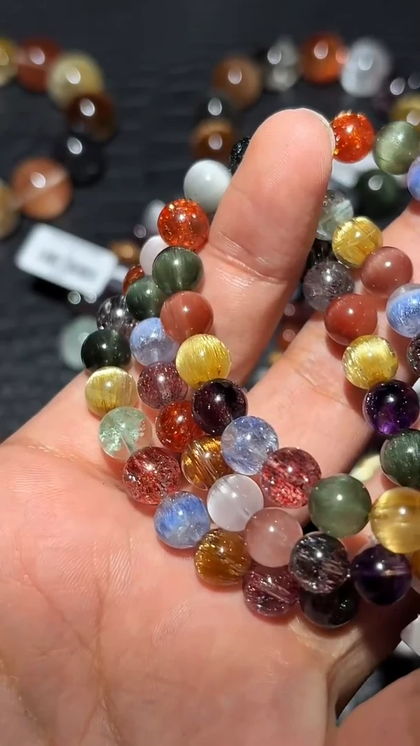 未镶嵌手链水晶多宝单圈A8（多样性发其一）