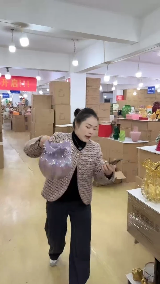 【闪购商品】无铅玻璃迪之喜花瓶花器-7早