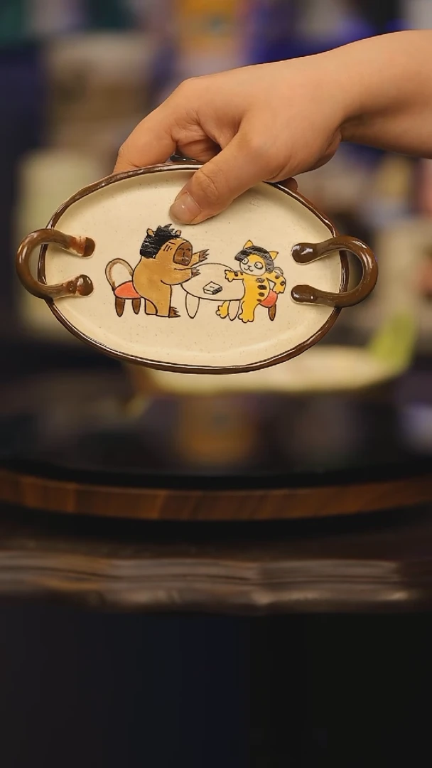 【闪购商品】摆件景德镇釉下彩绘设计师款式陶瓷