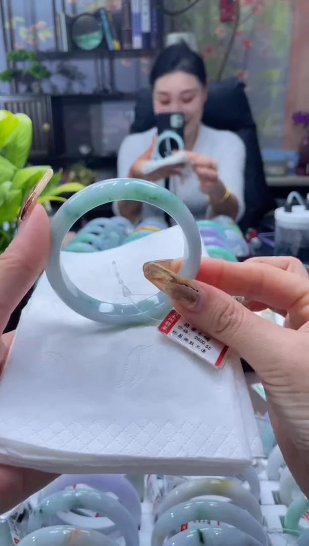 未镶嵌手镯翡翠3966***