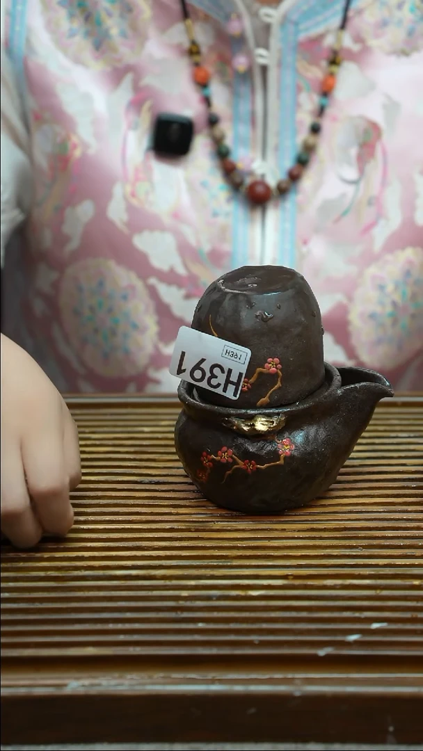 万古烧粗陶手工茶具