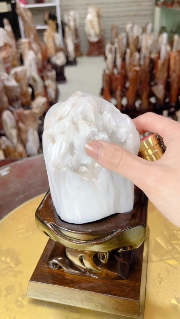 【闪购商品】硅化玉珠宝奇石未镶嵌缅甸天然树化玉